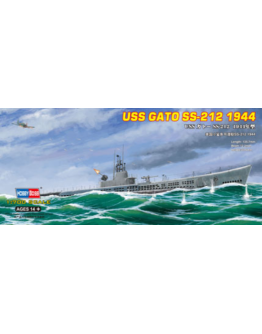 HOBBY BOSS 1/700 SCALE MODEL SUBMARINE KIT - 87013 - USS Gato SS-212 1944