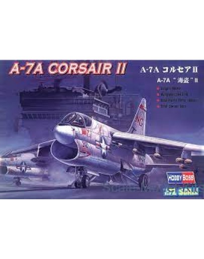 HOBBY BOSS 1/72 SCALE MODEL AIRCRAFT KIT - 87201 - A-7A CORSAIR II  HB87201