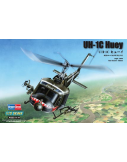 HOBBY BOSS 1/72 SCALE MODEL AIRCRAFT KIT - 87229 - UH-1C Huey