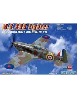 HOBBY BOSS 1/72 SCALE MODEL AIRCRAFT KIT - 80235 - MS.406 FIGHTER HB80235