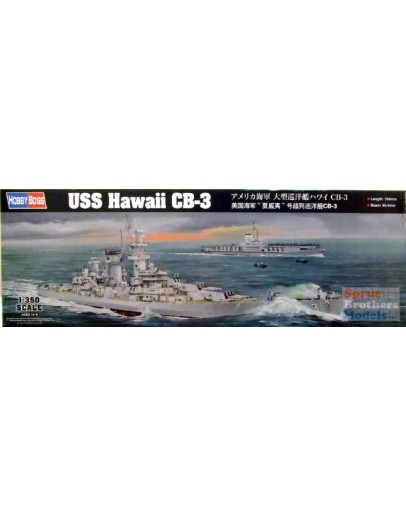 HOBBY BOSS 1/350 SCALE MODEL SHIP KIT - 86515 - USS HAWAII CB-3 HB86515