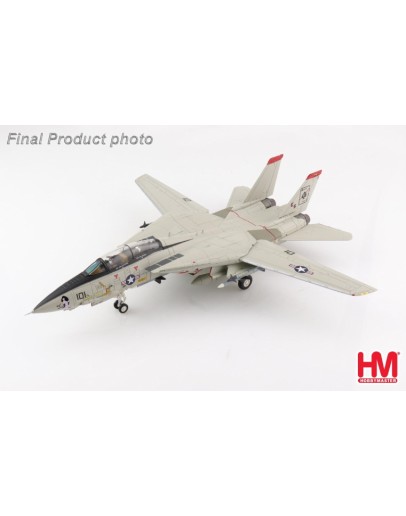 HOBBYMASTER 1/72 SCALE DIE-CAST AIRCRAFT MODEL - 5230 - GRUMMAN F-14A TOMCAT "QUEEN OF SPADES"