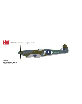 HOBBYMASTER 1/48 SCALE DIE-CAST  AIRCRAFT MODEL - 8327 - SUPERMARINE SPITFIRE MK VIII RAAF HMA8327