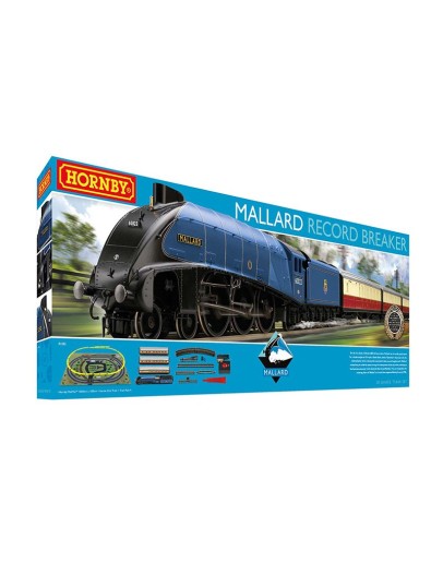 HORNBY OO SCALE TRAIN SET - R1282SF - MALLARD RECORD BREAKER TRAIN SET