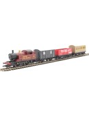 HORNBY RAILROAD OO SCALE TRAIN PACK - R30035 - 0-4-0 STEAM TANK & 3 WAGONS