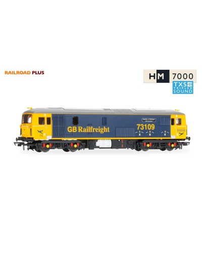 HORNBY RAILROAD PLUS ENHANCED LIVERY OO SCALE ELECTRIC LOCOMOTIVE - R30176TXS BR CLASS 73 #73 109 HRR30176TX