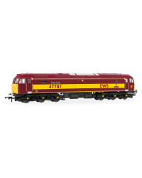 HORNBY RAILROAD PLUS OO SCALE DIESEL LOCOMOTIVE - R30541 - BR CLASS 47 #47787 WINDSOR CASTLE EWS LIVERY - HRR30541