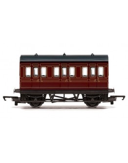 HORNBY RAILROAD OO SCALE CARRIAGE - R4671 - Freelance 4 wheel Coach - LMS Maroon