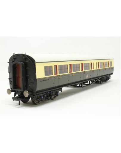 HORNBY OO SCALE CARRIAGE - R4682A GWR Collett Corridor Composite Coach #6528 GWR Chocolate & Cream