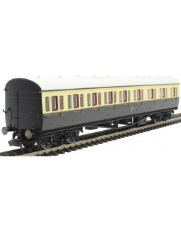 HORNBY OO SCALE CARRIAGE - R4874 GWR Collett 57' Bow Ended 9 Compartment Non-corridor Composite Coach #6360