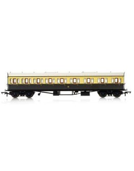 HORNBY OO SCALE CARRIAGE - R4875A GWR Collett 57' Bow Ended Non-corridor Composite Coach #6627