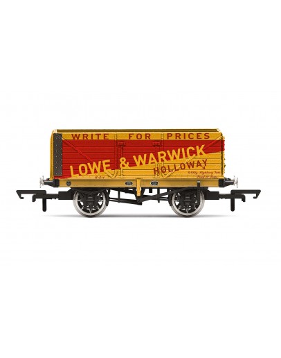HORNBY OO SCALE Wagon - R60026 - 'Lowe & Warwaick' - 7 Plank Wagon 