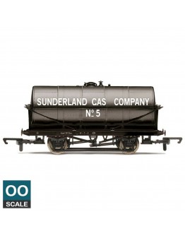 HORNBY OO SCALE WAGON - R60035 - 20 TON TANKER - SUNDERLAND GAS COMPANY # 5