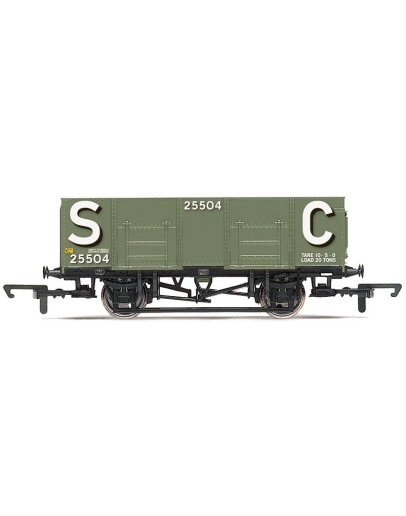 HORNBY OO SCALE WAGON - R60256 - ALL STEEL 21T MINERAL WAGON - STEPHENSON & CLARKE No. 25504 - HRR60256