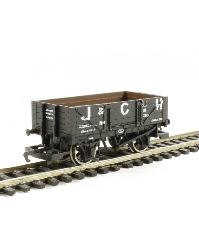 HORNBY OO SCALE Wagon - R6657 - 4 Plank Open Wagon - J & C H - Grey