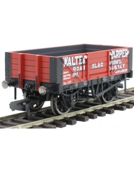 HORNBY OO SCALE Wagon - R6899 - 4 Plank Open Wagon - Walter Harper, Dawley - Red