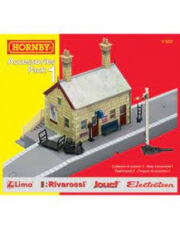 HORNBY OO ACCESSORIES - R8227 - PACK 1 STATION HRR8227