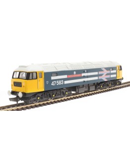 HORNBY RAILROAD PLUS ENHANCED LIVERY OO SCALE DIESEL LOCOMOTIVE - R30040TTS BR CLASS 47 #47583 HRR30040TS