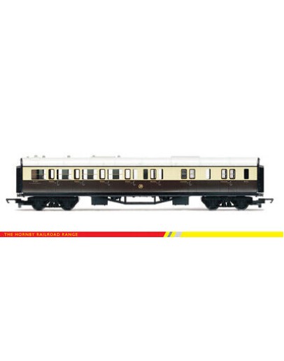 HORNBY RAILROAD OO SCALE CARRIAGE - R4524 - GWR BRAKE 3rd COACH #5121