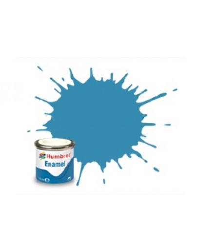 HUMBROL ENAMEL PAINT - 048 - Mediterranean Blue Gloss 14ml