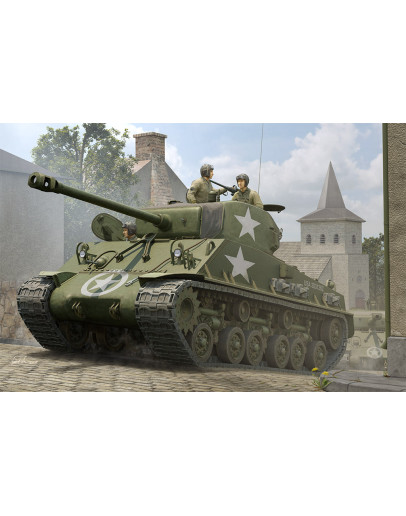 I LOVE KIT 1/16 SCALE PLASTIC MILITARY MODEL KIT - 61615 - M4A3E8 Sherman "Easy Eight"
