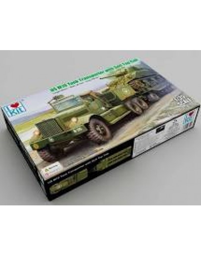 I LOVE KIT 1/35 SCALE PLASTIC MILITARY MODEL KIT - 63502 - US M19 TANK TRANSPORTER WITH SOFT TOP CAB ILK63502