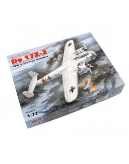 ICM 1/72 SCALE PLASTIC MODEL AIRCRAFT KIT - 72304 - DO 17Z-2 GERMAN BOMBER ICM72304