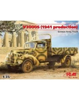 ICM 1/35 SCALE PLASTIC MILITARY MODEL KIT - 35411 - V3000S (1941) GERMAN ARMY TRUCK ICM35411