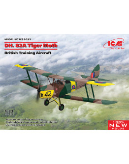 ICM 1/32 SCALE PLASTIC MODEL AIRCRAFT KIT - 32035 - TIGER MOTH ICM32035