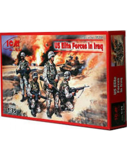 ICM 1/35 SCALE PLASTIC MILITARY FIGURES - 35201 - U.S IN IRAQ ICM35201