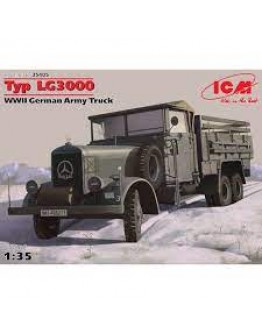 ICM 1/35 SCALE PLASTIC MILITARY MODEL KIT - 35405 - TYP LG3000 WW2 GERMAN ARMY TRUCK ICM35405