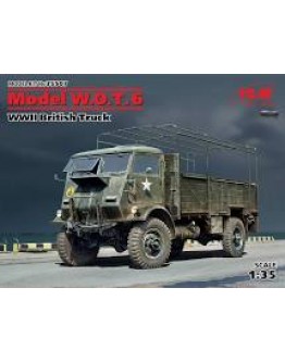 ICM 1/35 SCALE PLASTIC MILITARY MODEL KIT - 35507 - W.O.T.6 WW2 BRITISH TRUCK ICM35507