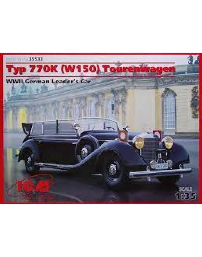 ICM 1/35 SCALE PLASTIC MILITARY MODEL KIT - 35533 - TYP 770K (W150) TOURENWAGEN ICM35533