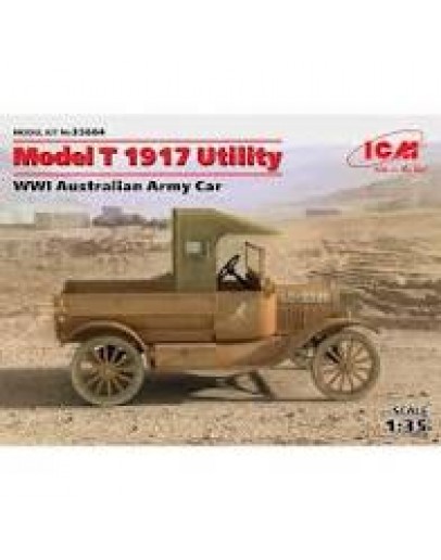 ICM 1/35 SCALE PLASTIC MILITARY MODEL KIT - 35664 - MODEL T 1917 UTILITY ICM35664