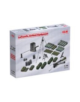 ICM 1/48 SCALE PLASTIC MILITARY EQUIPMENT 48409 LUFTWAFFE AIRFIELD EQUIPMENT ICM48049