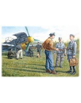 ICM 1/48 SCALE PLASTIC MILITARY FIGURES - 48085 - GERMAN LUFTWAFFE GROUND PERSONNEL ICM48085