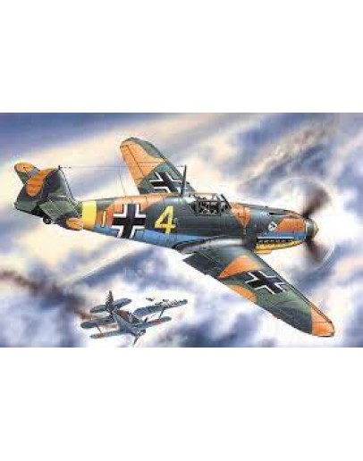 ICM 1/48 SCALE PLASTIC MODEL AIRCRAFT KIT - 48103 - MESSERSCHMITT BF109F-4 GERMAN WW2 FIGHTER ICM48103