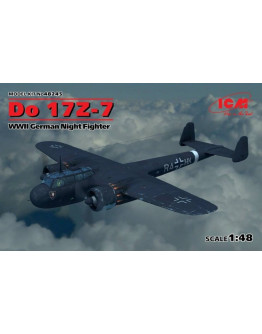 ICM 1/48 SCALE PLASTIC MODEL AIRCRAFT KIT - 48245 - GERMAN DO17Z-7 NIGHT FIGHTER ICM48245