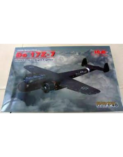 ICM 1/48 SCALE PLASTIC MODEL AIRCRAFT KIT - 48245 - GERMAN DO17Z-7 NIGHT FIGHTER ICM48245