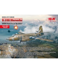 ICM 1/48 SCALE PLASTIC MODEL AIRCRAFT KIT - 48320 - B-26B MARAUDER WWII AMERICAN BOMBER - ICM48320