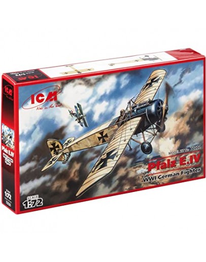 ICM 1/72 SCALE PLASTIC MODEL AIRCRAFT KIT - 72121 - PFALZ E.IV ICM72121