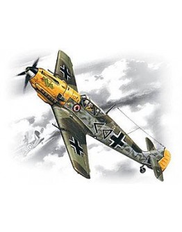 ICM 1/72 SCALE PLASTIC MODEL AIRCRAFT KIT - 72132 - BF109E-4 GERMAN FIGHTER ICM72132
