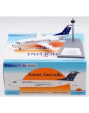 INFLIGHT200 1/200 SCALE DIE-CAST MODEL - IFF28AN0920 - ANSETT AUSTRALIA FOKKER F-28-4000