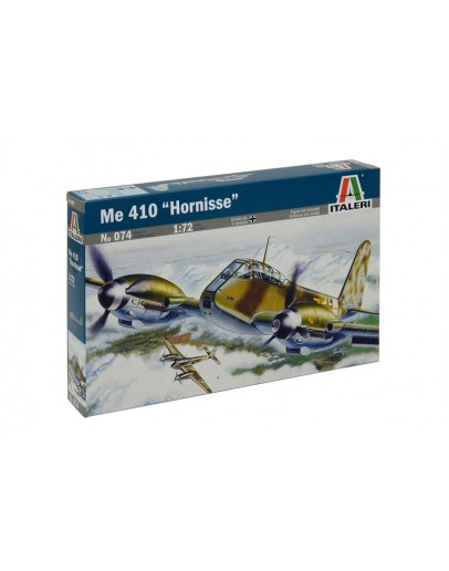 ITALERI 1/72  SCALE MODEL AIRCRAFT KIT - 0074S - ME410 "Hornisse"