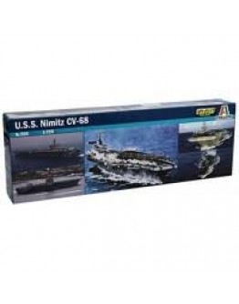 ITALERI 1/720 SCALE MODEL SHIP KIT - 0503S - USS NIMITZ CVN-68 IT0503S