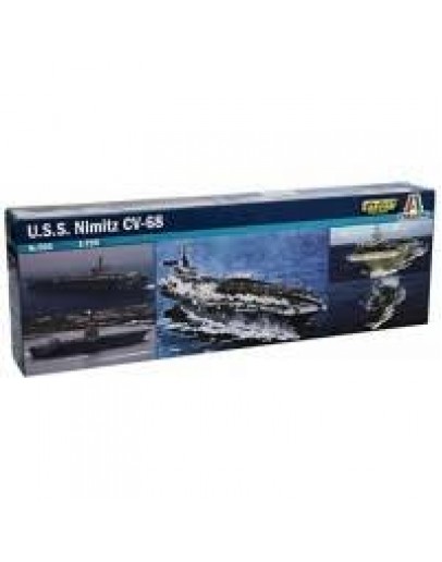 ITALERI 1/720 SCALE MODEL SHIP KIT - 0503S - USS NIMITZ CVN-68 IT0503S
