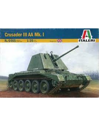 ITALERI 1/35 SCALE MODEL MILITARY KIT - 06465 - WW2  BRITISH CRUSADER III AA Mk 1 IT06465