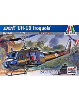 ITALERI 1/72  SCALE MODEL AIRCRAFT KIT - 1247S - BELL UH-1D IROQUOIS - IT1247S