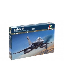 ITALERI 1/72  SCALE MODEL AIRCRAFT KIT - 1319S - Rafale M Operations Exterieures 2011