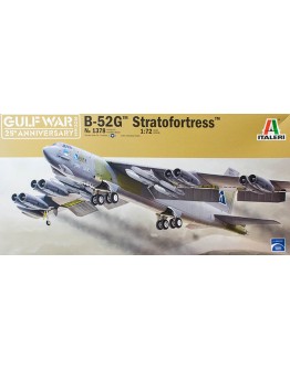 ITALERI 1/72  SCALE MODEL AIRCRAFT KIT - 1378S - BOEING B-52G STRATOFORTRESS - GULF WAR 25th ANNIVERSARY 1991-2016